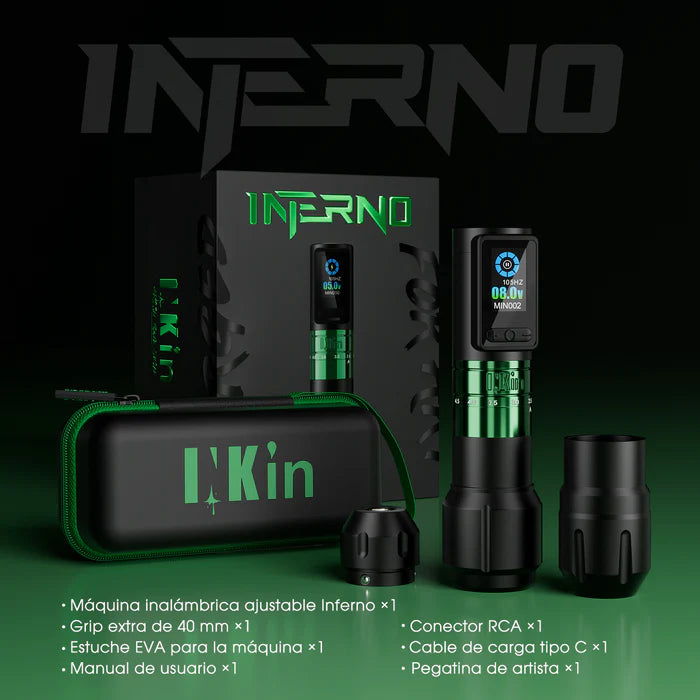 Inferno (2.0mm-4.5mm）Wireless Tattoo Machine Adjustable Stroke