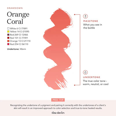 Tina Davies x Perma Blend - LUST - Orange Coral