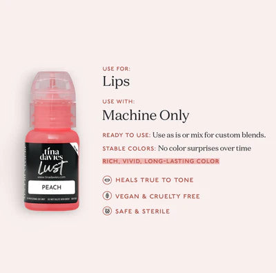 Tina Davies x Perma Blend - LUST - Peach