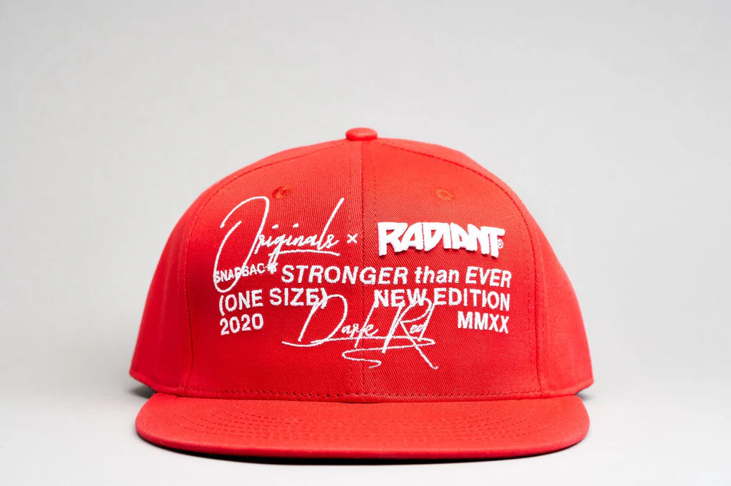 RED INTENSE SNAPBACK - RADIANT