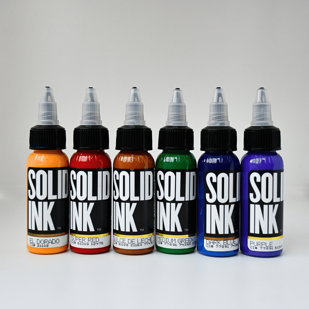 6 Colour Trad Set - Solid Ink