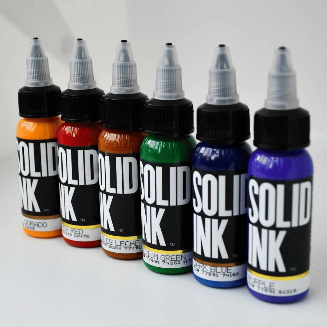 6 Colour Trad Set - Solid Ink