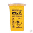 1L Sharps Hazard container-Consumables-Generic-Yellow-Melbourne Tattoo Supplies