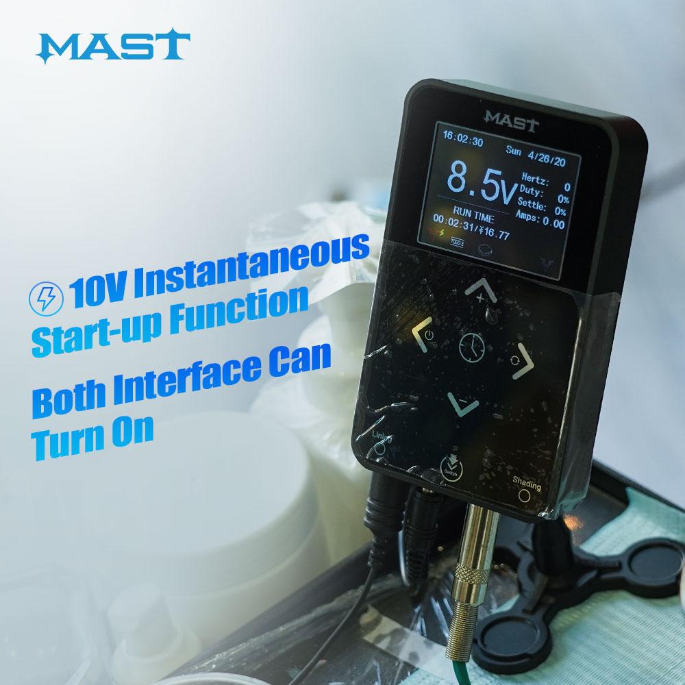 Mast Touch Power Supply 3.42A Start-up Function with Dual Connect OLED Screen