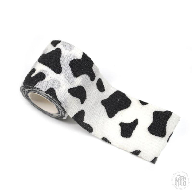 Animal print Cohesive Bandage - Coflex Tape - Grip Tape-Consumables-Generic-single-Cow-Melbourne Tattoo Supplies
