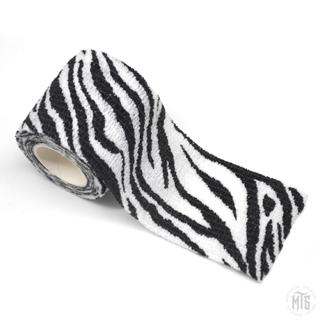 Animal print Cohesive Bandage - Coflex Tape - Grip Tape-Consumables-Generic-single-Zebra-Melbourne Tattoo Supplies