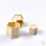Bio degradable Eco Ink Cups - Flat base hex caps