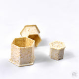 Bio degradable Eco Ink Cups - Flat base hex caps-Consumables-Generic-10mm (1000)-Melbourne Tattoo Supplies