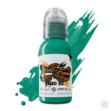CARIBBEAN SEA - WORLD FAMOUS-tattoo ink-World Famous-Melbourne Tattoo Supplies