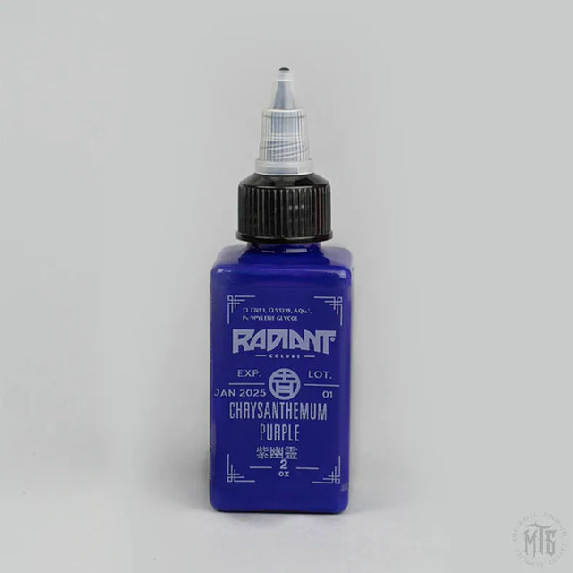 Chrysanthemum Purple 紫幽靈 - Radiant Ink Orient Ching Series-tattoo ink-Radiant Ink-2oz-Melbourne Tattoo Supplies
