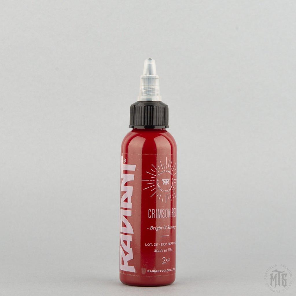 Crimson Red - Radiant ink-tattoo ink-Radiant Ink-1oz-Melbourne Tattoo Supplies