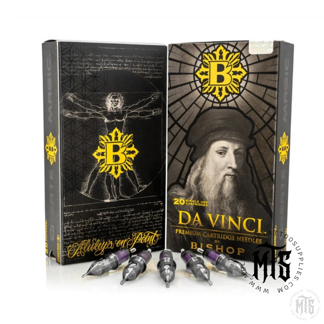 Da Vinci V2 Cartridge Round Shader-Tattoo Needles-Bishop-03RS-12-Melbourne Tattoo Supplies