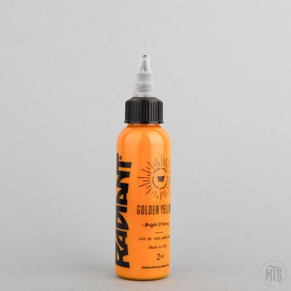 Golden Yellow - Radiant ink-tattoo ink-Radiant Ink-1oz-Melbourne Tattoo Supplies