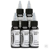Gray wash Set - Eternal Ink-tattoo ink-Eternal Ink-2oz-Melbourne Tattoo Supplies