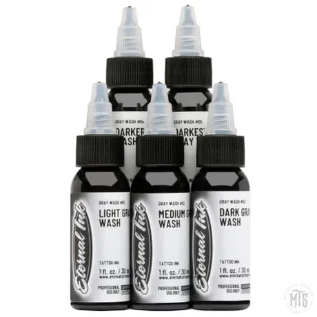 Gray wash Set - Eternal Ink-tattoo ink-Eternal Ink-2oz-Melbourne Tattoo Supplies