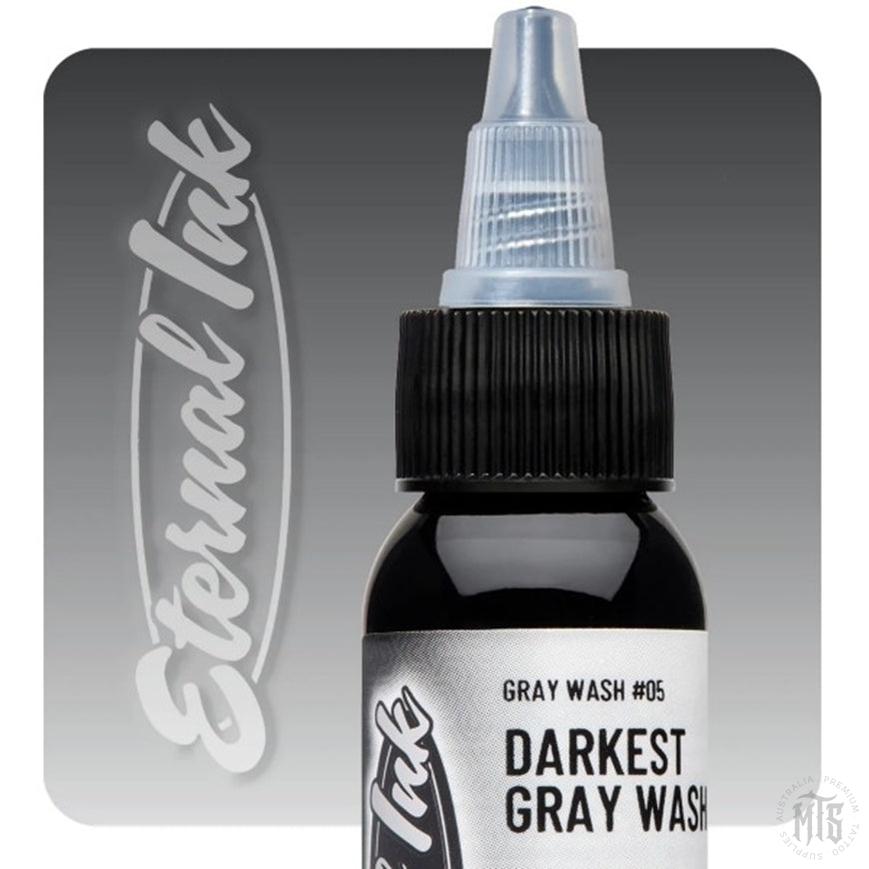 Gray wash Set - Eternal Ink-tattoo ink-Eternal Ink-Darkest Gray Wash 2oz-Melbourne Tattoo Supplies