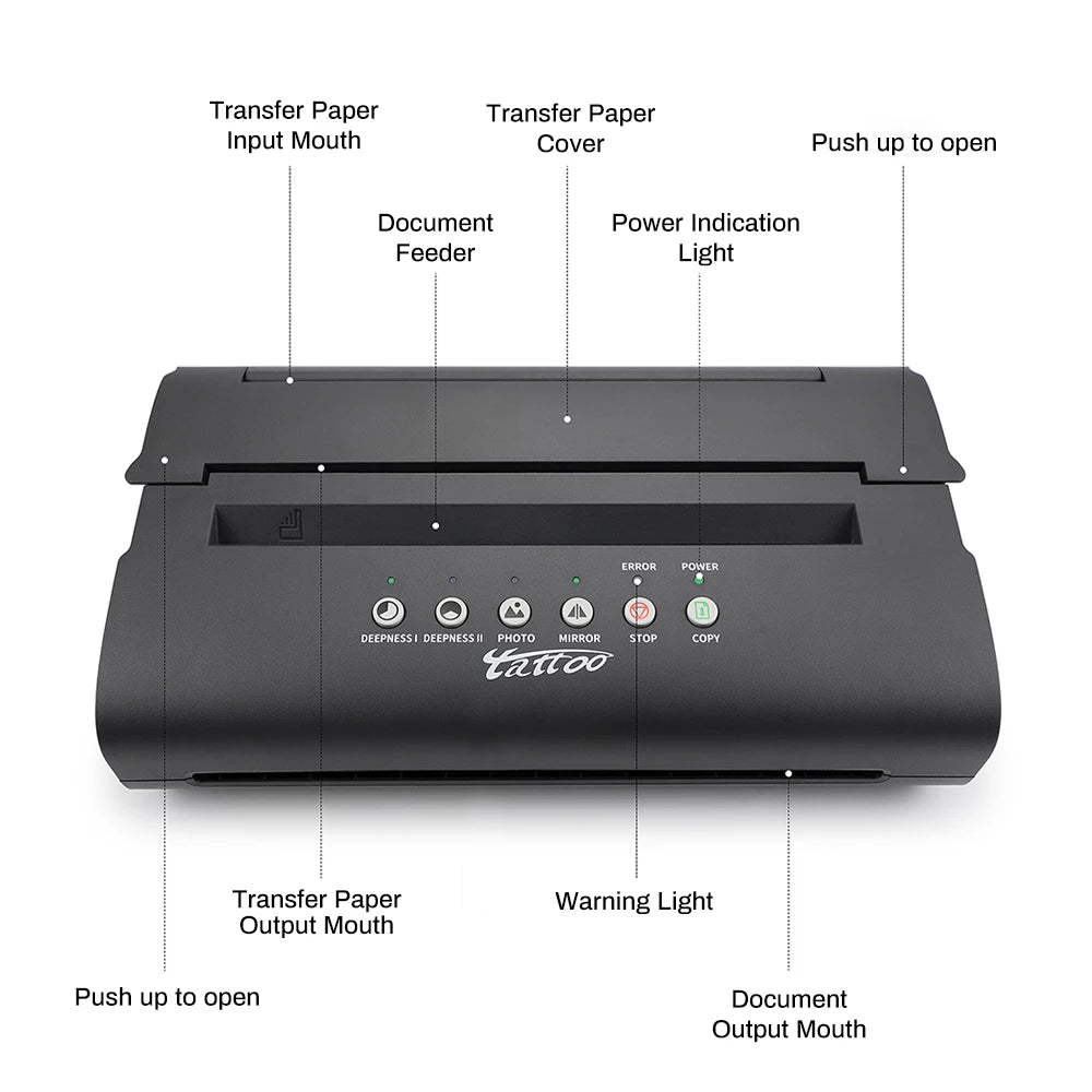 MT200 - Tattoo stencil thermal printer machine