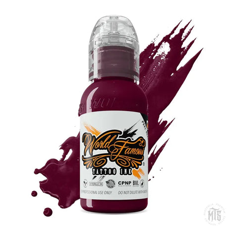 LIBERACI RED - WORLD FAMOUS-tattoo ink-World Famous-1oz-Melbourne Tattoo Supplies