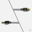 Lightweight RCA Cable - Bishop NO BOX-Tattoo Supplies-Bishop-Grey-Melbourne Tattoo Supplies