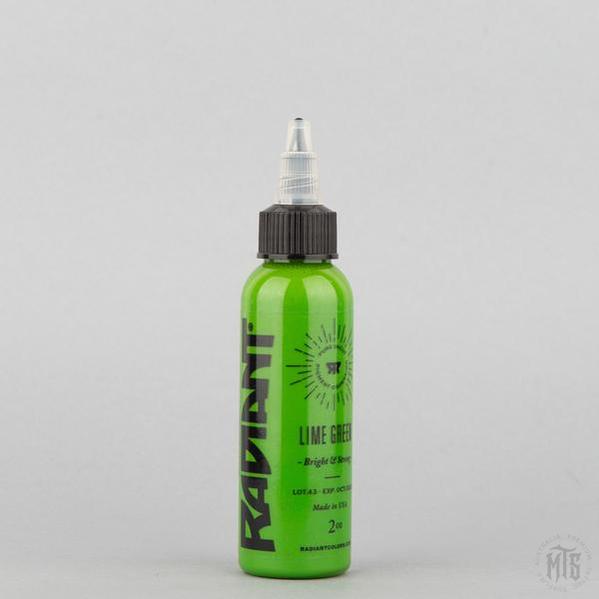 Lime Green - Radiant ink-tattoo ink-Radiant Ink-1oz-Melbourne Tattoo Supplies