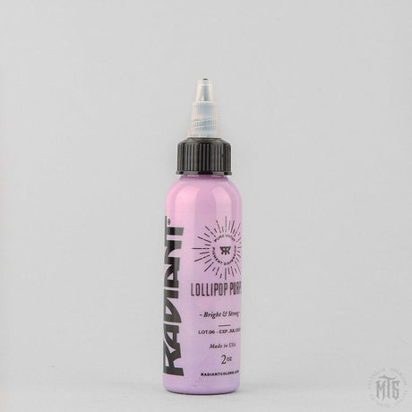 Lollipop Purple - Radiant ink CLOSE TO EXPIRY-tattoo ink-Radiant Ink-2oz-Melbourne Tattoo Supplies