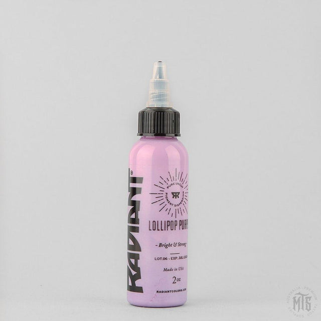 Lollipop Purple - Radiant ink CLOSE TO EXPIRY-tattoo ink-Radiant Ink-2oz-Melbourne Tattoo Supplies