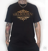 MTS Classic logo Tee-Merch-Ausmerch-S-Black / white print-Melbourne Tattoo Supplies