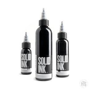 Matte Black - Solid Ink-tattoo ink-Solid Ink-1oz-Melbourne Tattoo Supplies