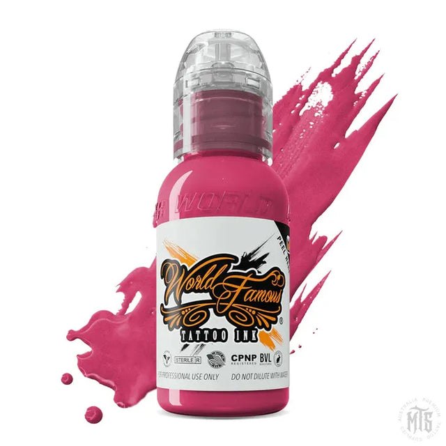 PARAGUAY PINK - WORLD FAMOUS-tattoo ink-World Famous-Melbourne Tattoo Supplies