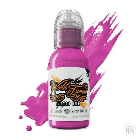 PARIS PINK - WORLD FAMOUS-tattoo ink-World Famous-Melbourne Tattoo Supplies