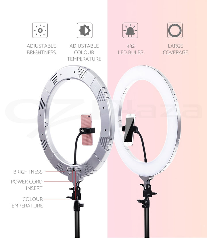 19" LED ring light - Embillir