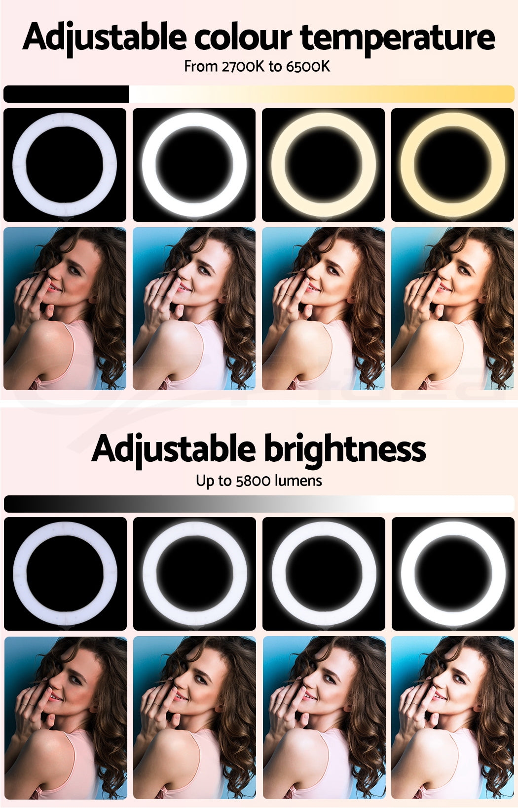 19" LED ring light - Embillir