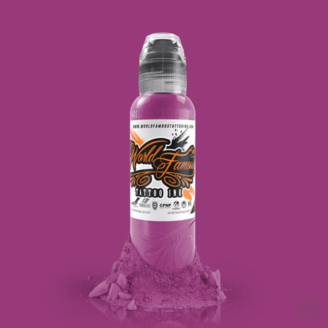 ROLLS ROYCE PURPLE - WORLD FAMOUS OUT OF DATE-tattoo ink-World Famous-2oz-Melbourne Tattoo Supplies