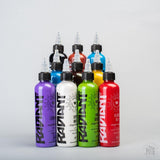 Radiant 10 Color set-tattoo ink-Radiant Ink-1oz Set-P1-Melbourne Tattoo Supplies
