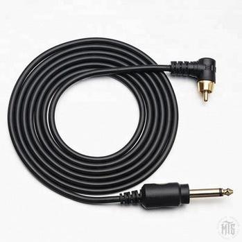 Rca Right Angle Silicone Clipcord 1.8m-Tattoo Supplies-Generic-Melbourne Tattoo Supplies