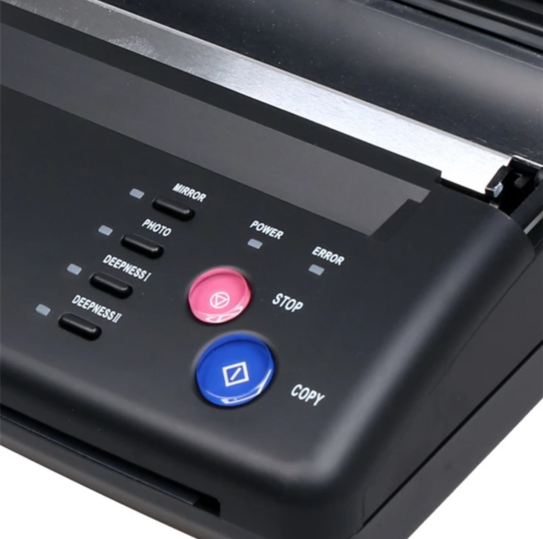 Tattoo stencil thermal printer machine