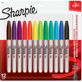 Sharpie 12 pack-Consumables-Sharpie-Melbourne Tattoo Supplies