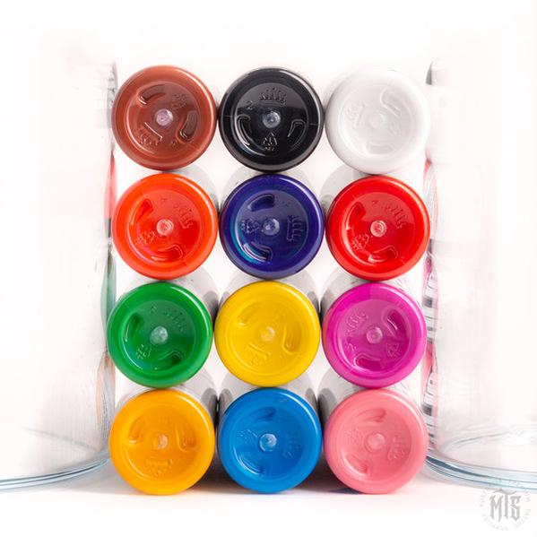 Solid Ink 12 colors deluxe tattoo ink set-tattoo ink-Solid Ink-1oz-Melbourne Tattoo Supplies