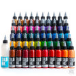 Solid Ink 50 COLORS SET 1oz-tattoo ink-Solid Ink-Melbourne Tattoo Supplies