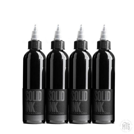 Solid Ink Black Label Individual grey wash-tattoo ink-Solid Ink-1oz-Dark-Melbourne Tattoo Supplies
