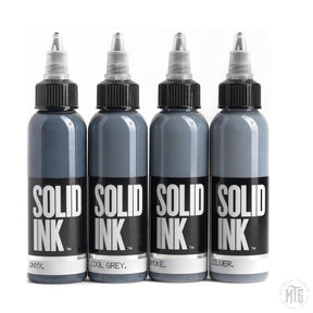 Solid Ink OPAQUE GREY SET-tattoo ink-Solid Ink-1oz-Melbourne Tattoo Supplies