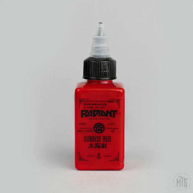 Sunrise Red 太陽紅 - Radiant ink Orient Ching Series-tattoo ink-Radiant Ink-2oz-Melbourne Tattoo Supplies