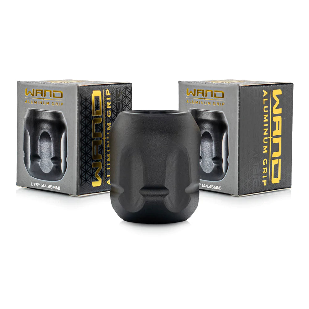 Wand Aluminum Grip - Bishop - Matte Black 1.75"