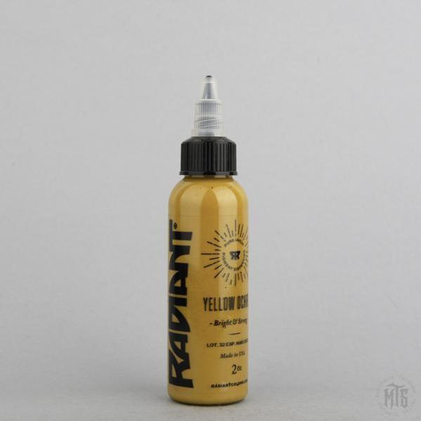 Yellow Ochre - Radiant ink-tattoo ink-Radiant Ink-1oz-Melbourne Tattoo Supplies