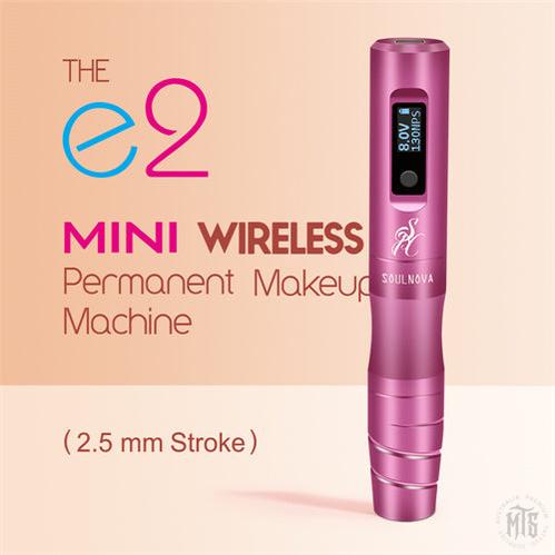 e2 wireless makeup pen-Tattooing Machines-AVA-Rose Red-Melbourne Tattoo Supplies