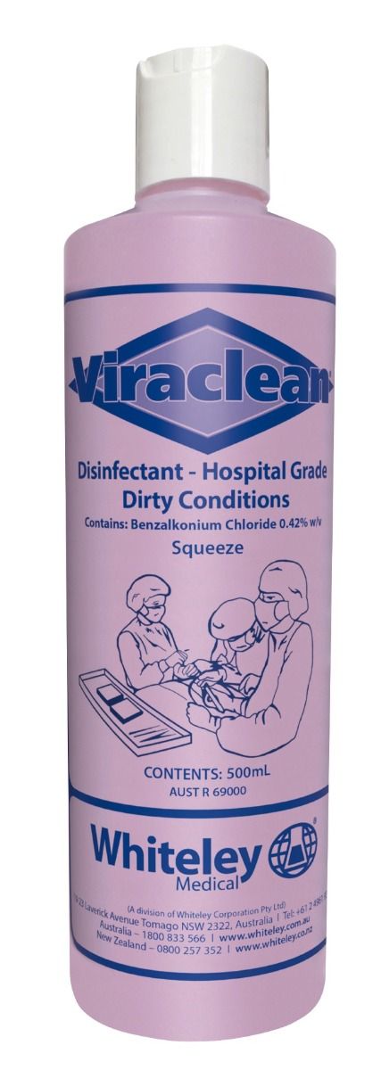 Viraclean hospital grade disinfectant